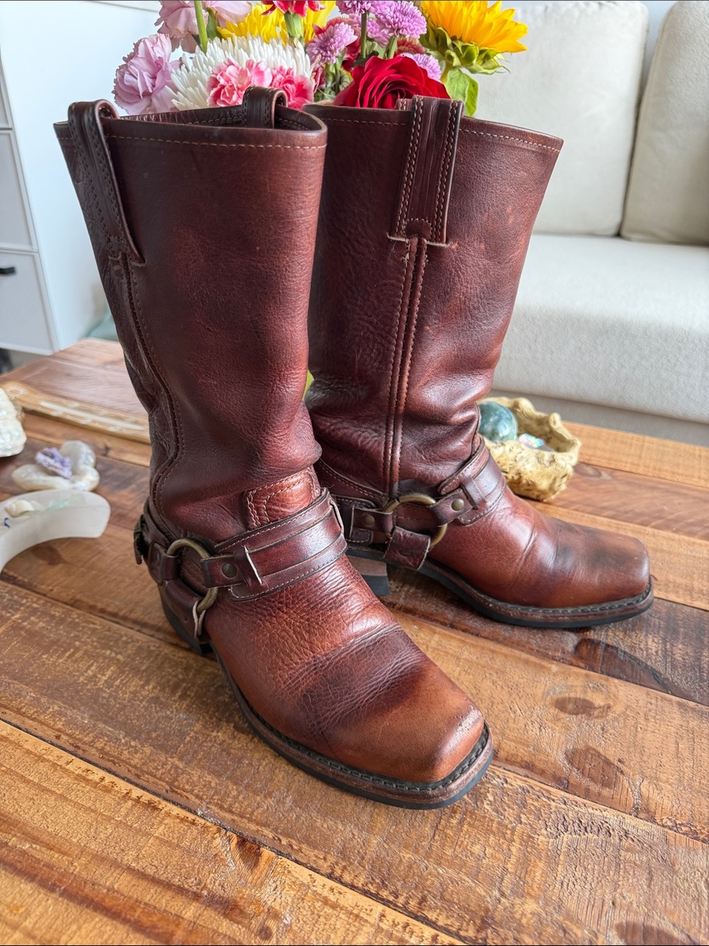 Frye Harness Boots!! ❤️ - Picture 3 of 7